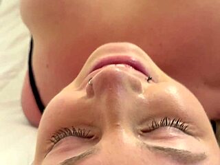 My hotwife sits on that monster BBC right in front of her cuckold!