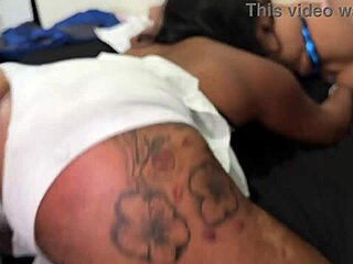 Stepsis accidentally stuffed full with huge black cock!