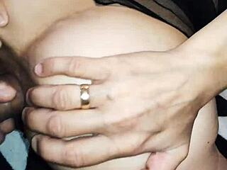 my beautiful homemade milf wife looks so damn cute pov