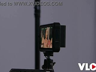 kama oxi shows horny side after photoshoot interview kissing