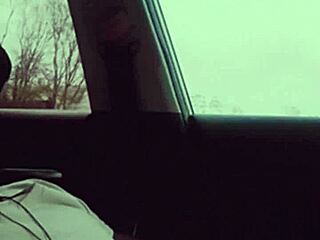 dick dancing outside in car with monster black cock 😍🍆 skinny waist lover vibes