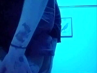 big tits blonde's soaking wet pussy drips with new piercings and tattoos