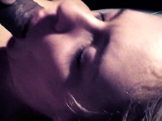 Daddy's huge cock unloads close-up facial creampie on my pretty stepdaughter's submissive face!
