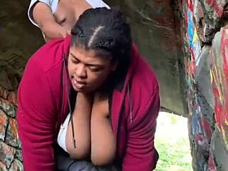 found this hidden milf pussy tunnel while hiking outdoors