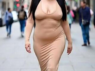 Watch Busty Milfs' Massive Saggy Natural Tits Bounce Braless Outdoors