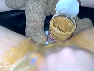 crazy arabian slut craves bbc food fetish squirting madness