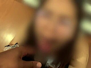 FAT THAI BBW IN GLASSES CREAMPIED HARD BY HORNY COUPLE!