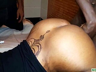 ebony invites bbc ex for ass fuck