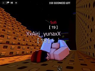 roblox futanari slut takes rough control on top