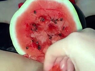 crazy arabian slut craves bbc food fetish squirting madness