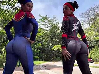 spider woman craves anal pounding from best friend's boyfriend