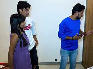 fun fucking my friend's homemade bisexual girlfriend ass