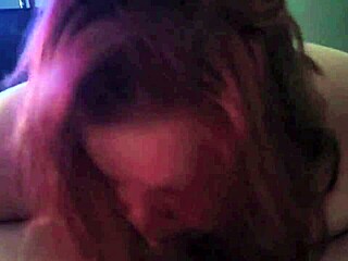 Redhead BBW Milf Gives Sloppy Fat Cock Sucking Session