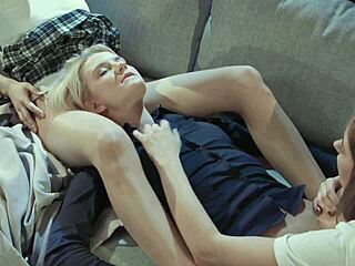 bree haze shows new lesbian students how to lick and play right...