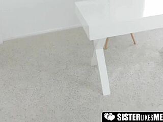 stepsis kylie begs stepbro for hardcore pussy pounding