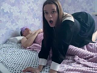 i sneaked into stepdad's bed craving his thick cock inside me