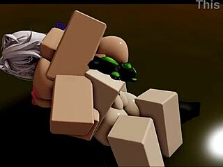 Think you can handle these Roblox fight goat animations in fishnets?