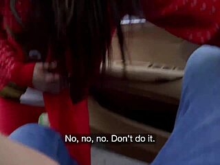 matty mila perez sucks santa's huge cock outdoors?