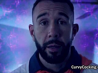 velma's huge tits bounce wildly riding monster cock in cosplay skirt!