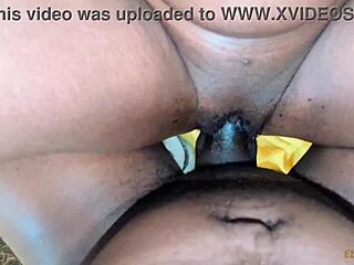 does this ebony teen's tight pussy drip for your creampie after doggystyle?