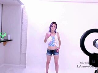 whoa, this purple-haired cutie gets railed hard at her big casting interview!