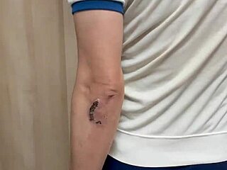 Cosplay cutie coordinates swimsuit bloomers uniform with huge ass buttplug tease!