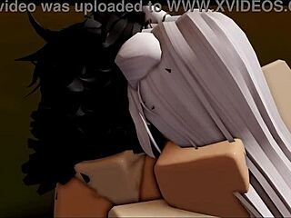 Think you can handle these Roblox fight goat animations in fishnets?