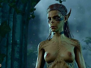 laezel fucks hard in baldurs gate 3 naked sex scene no mods