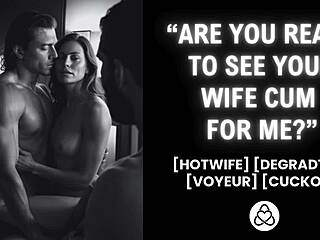 yo watch this desperate wife take creampie right in front of her cuck hubby.