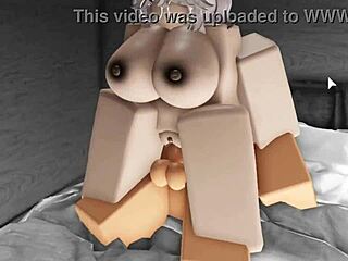 Fucking cute girlfriend's big tits cowgirl style in bedroom creampie finish