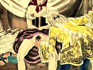 VINTAGE EROTIC DRAWINGS IGNITE ANTIQUE RETRO PASSION!