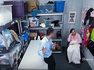 blackmailed asian cutie adriana maya punished rough for stealing—fat curves groped at work by tony marzo 😩