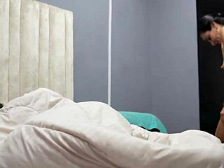 madura masturbates so hot next to stepson uh part 1