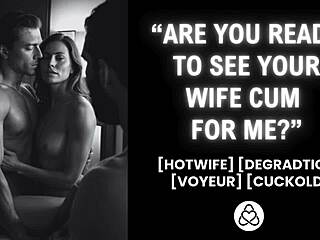 yo watch this desperate wife take creampie right in front of her cuck hubby.