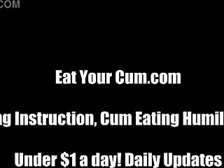 Open wide for cum, swallow every drop like a good boy?
