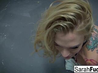 blindfolded milf sarah jessie sucks pov cock balls deep now