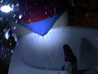 i peed my blue underpants right over the sink...