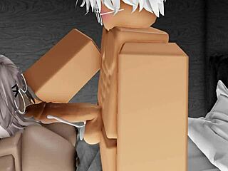 Fucking cute girlfriend's big tits cowgirl style in bedroom creampie finish