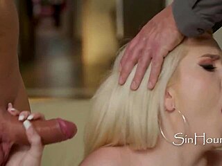 blonde euro babe craves intense double anal penetration