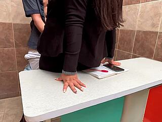 big titted milf boss fucks employee in office skirt up