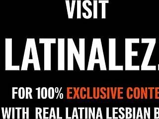 Naughty latina lesbian licks clit and scissons tattooed girlfriend's wet pussy
