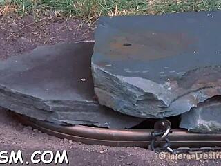 Bound Wife Begs for Rough Doggy in BDSM Game—Tight Cunt Stretched by Dominant Cock