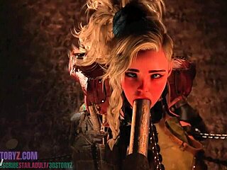 Gemma smithy bound for intense blowjob slave training