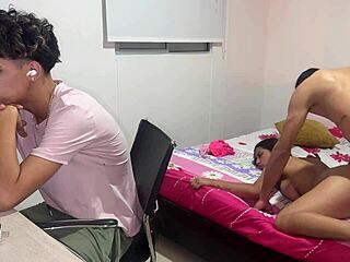 while hubby's distracted best friend pounds my huge ass so deep