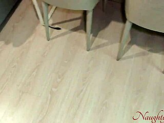 Step-mom catches me stealing her wet panties from pocket for taboo fuck