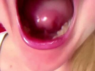 check out this dollification sissification with huge pink lips glasses fetish