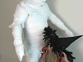 Halloween Blonde Milf Sucks Dick Takes Huge Cum Facials Yummymama