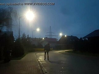 Outdoor Tranny BDSM Body Exposed In Public Thrill