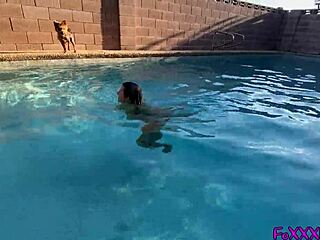 wanna feel my babe's big tits bounce while i suck cock poolside?