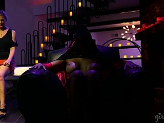 cherie deville laps mercedes carrera's pussy in wild lesbian play